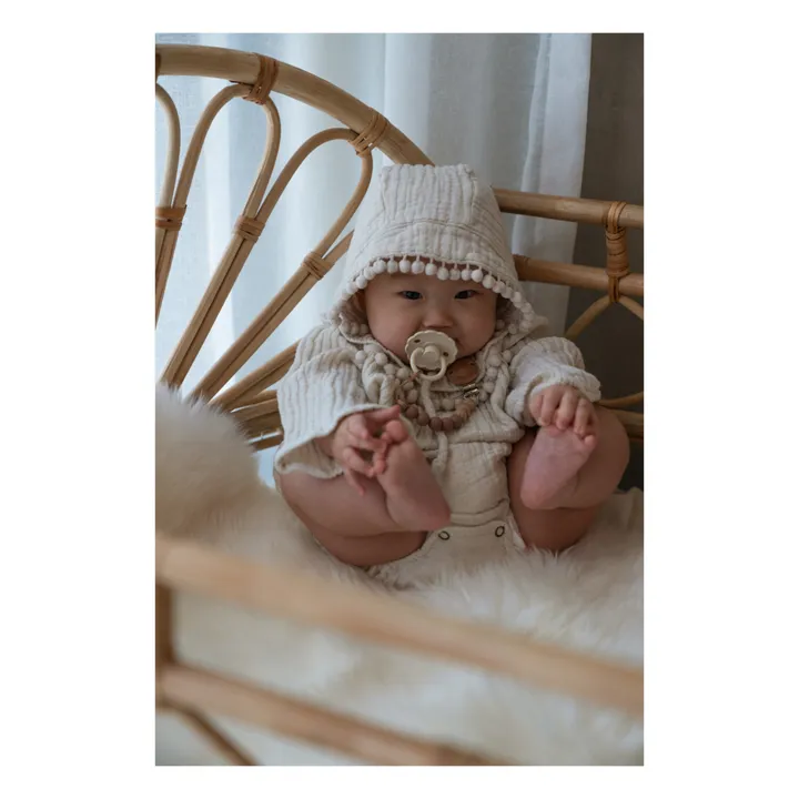 Attache-tétine Eva | Vieux Rose- Image produit n°4