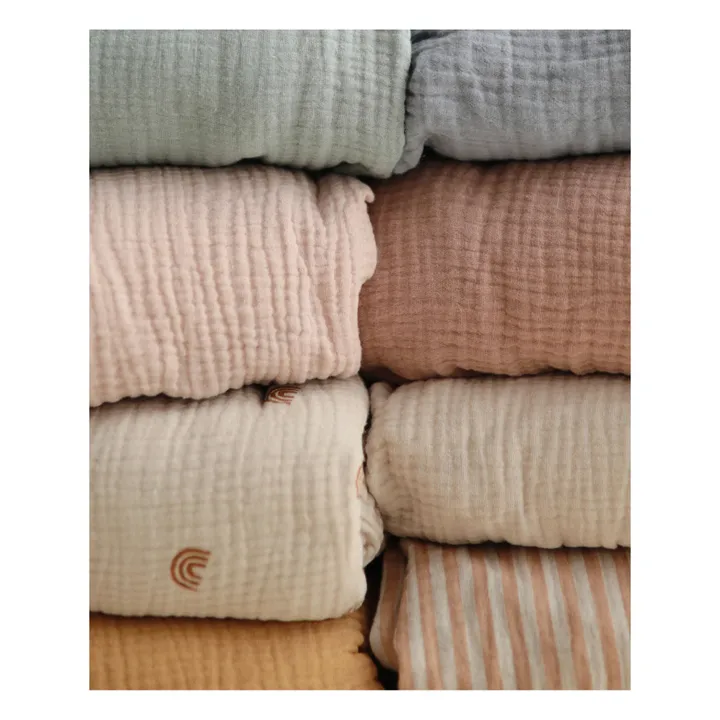 Sábana bajera de algodón | Verde- Imagen del producto n°6