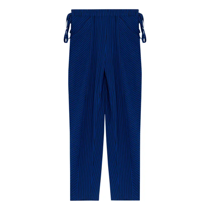 Pantaloni Amos Melina, a righe  | Blu marino- Immagine del prodotto n°0