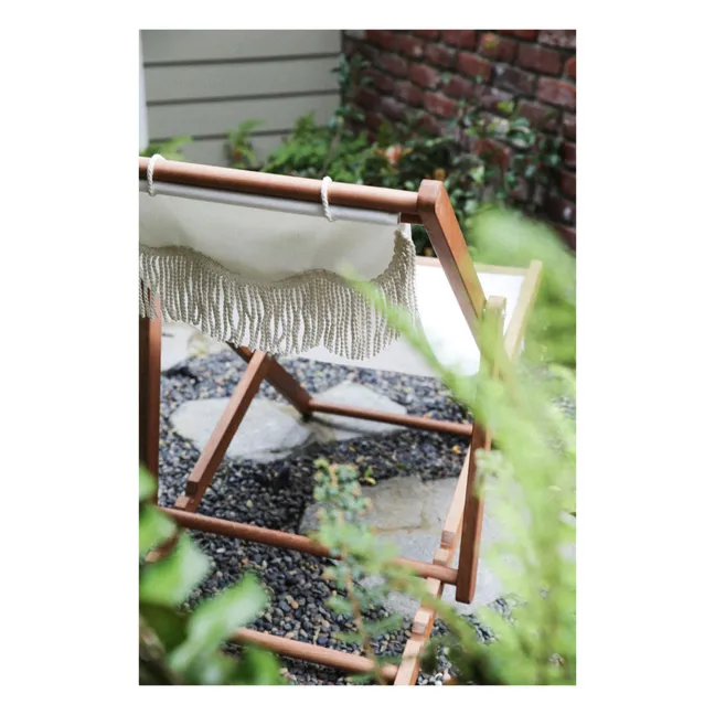 The Sling Premium Deckchair | White