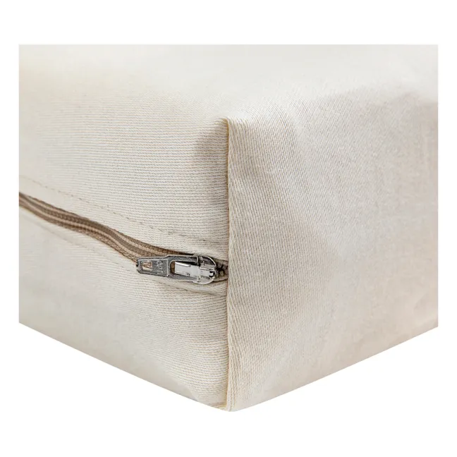 Matratze quadratisch für Babykorb Martha aus organischer Baumwolle | Weiß