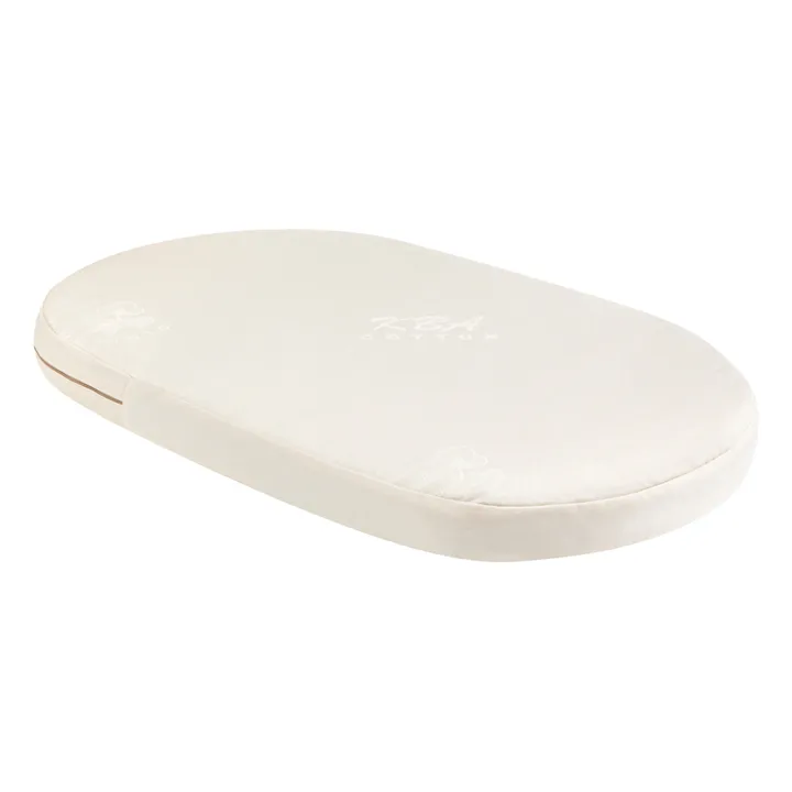 Materasso Ovale per cestino Frid in cotone bio  | Bianco- Immagine del prodotto n°0