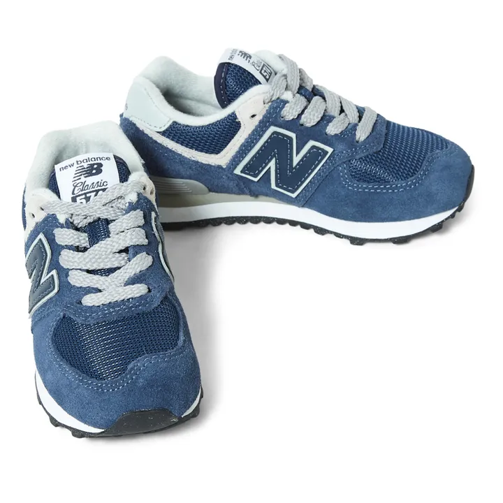 Baskets 574 Lacets | Bleu marine- Image produit n°1