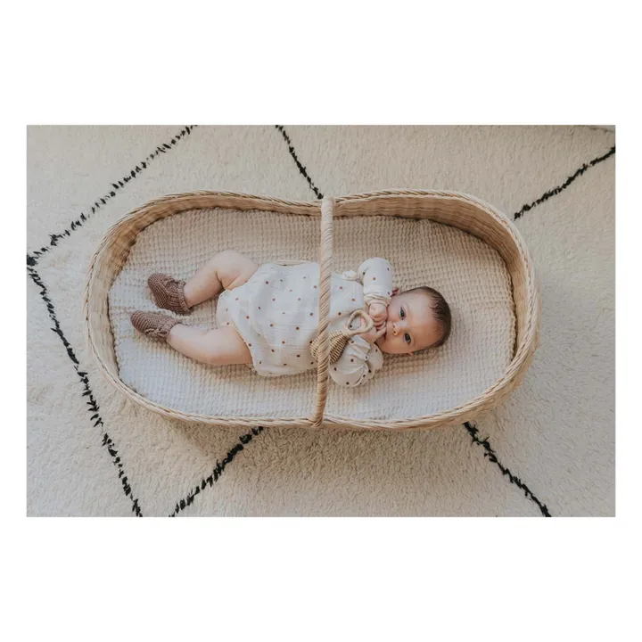 Babyschuhe Strick aus Bio-Baumwolle | Karamel- Produktbild Nr. 3