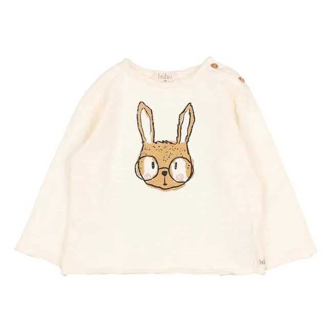 T-Shirt aus Bio-Baumwolle Bunny | Seidenfarben