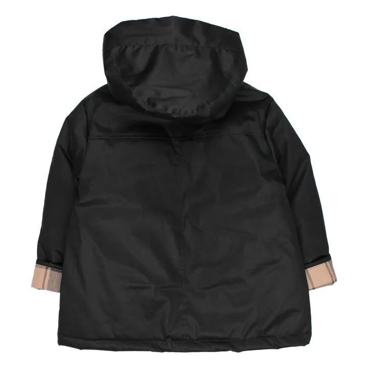 Fur-Lined Hooded Parka | Black- Product image n°4