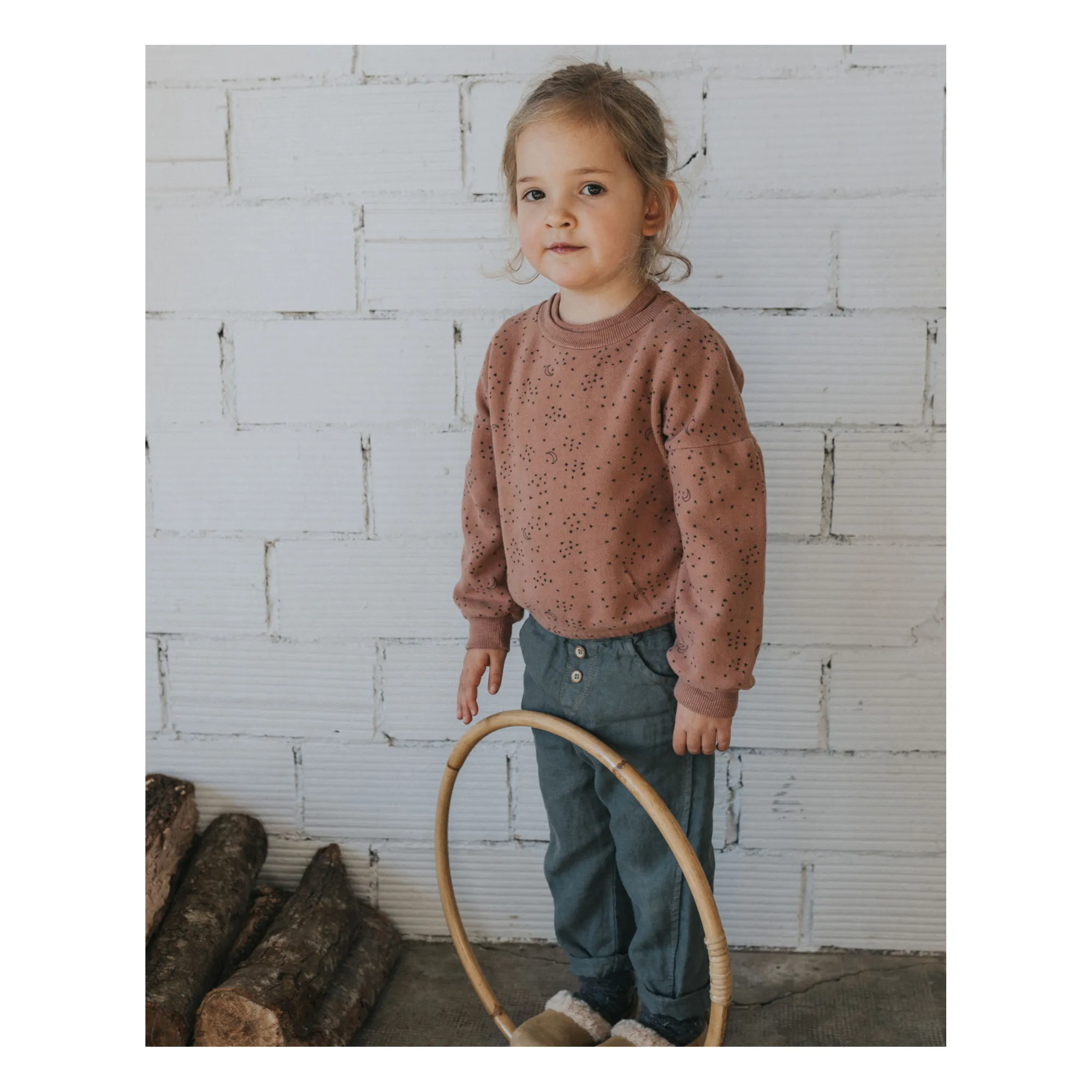 Winter Linen Trousers | Charcoal grey- Product image n°1