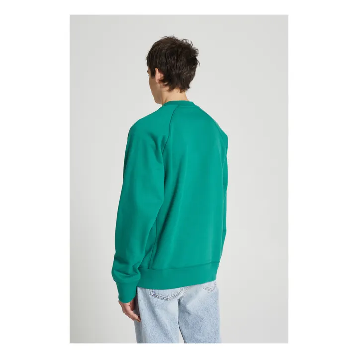 Hester Organic Cotton Sweatshirt | Dark green- Product image n°5