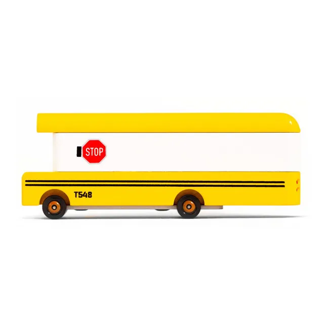 Wooden School Bus Toy- Product image n°0