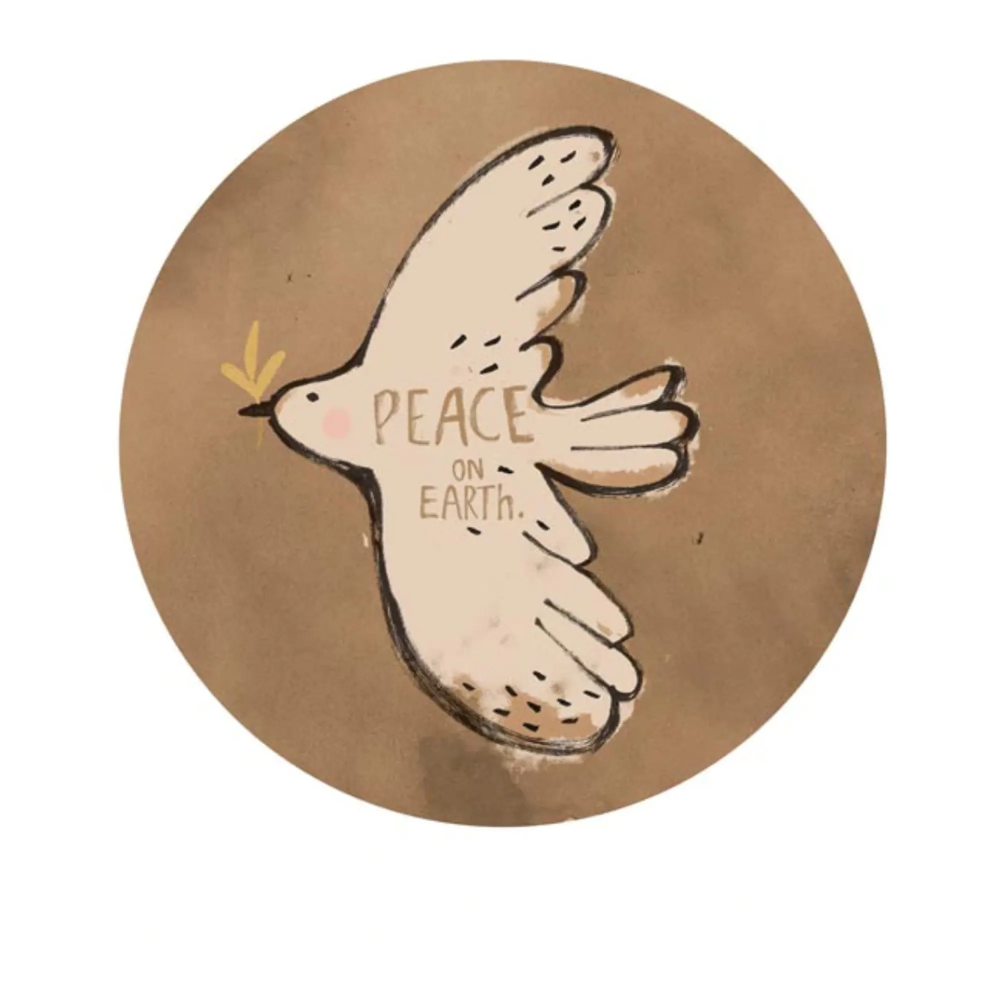 Studio Loco Multicoloured Peacebird Decorative Sticker