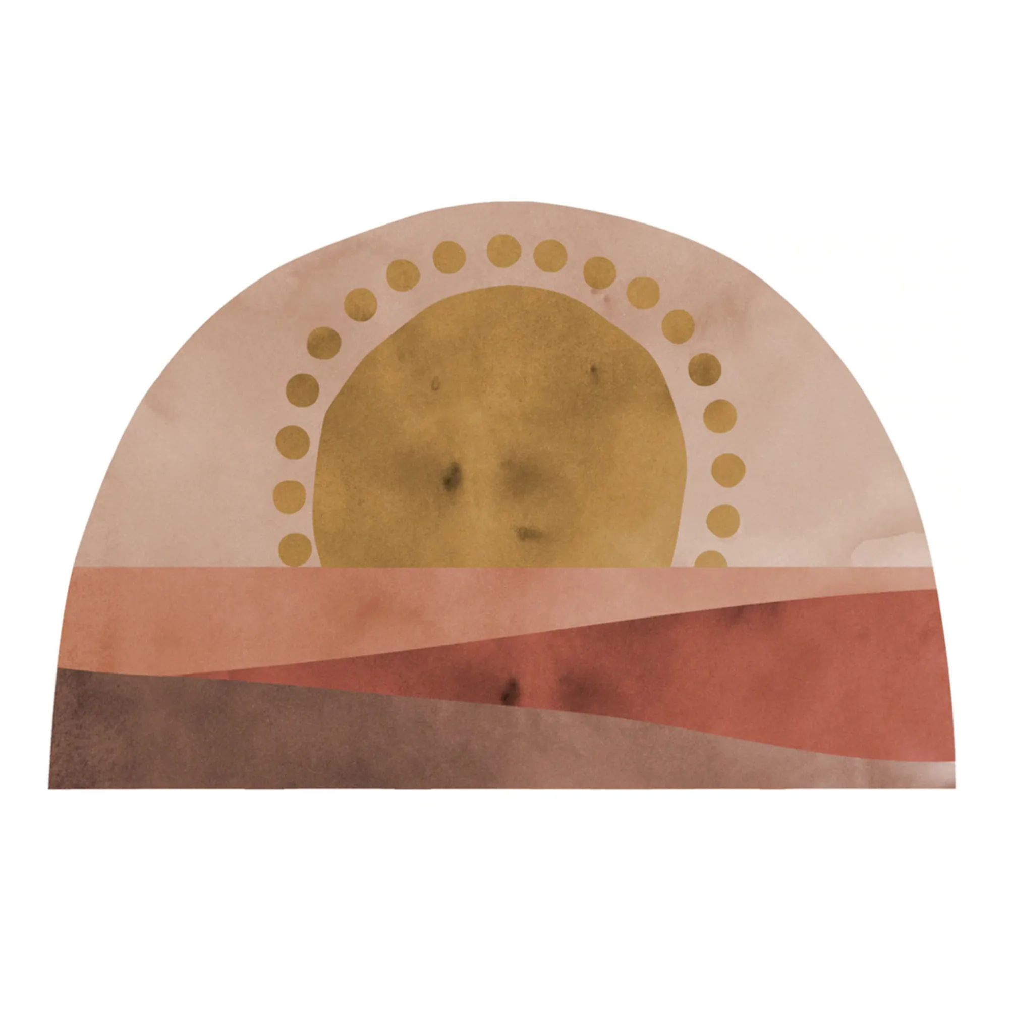 Studio Loco Multicoloured Decorative Sunset Sticker