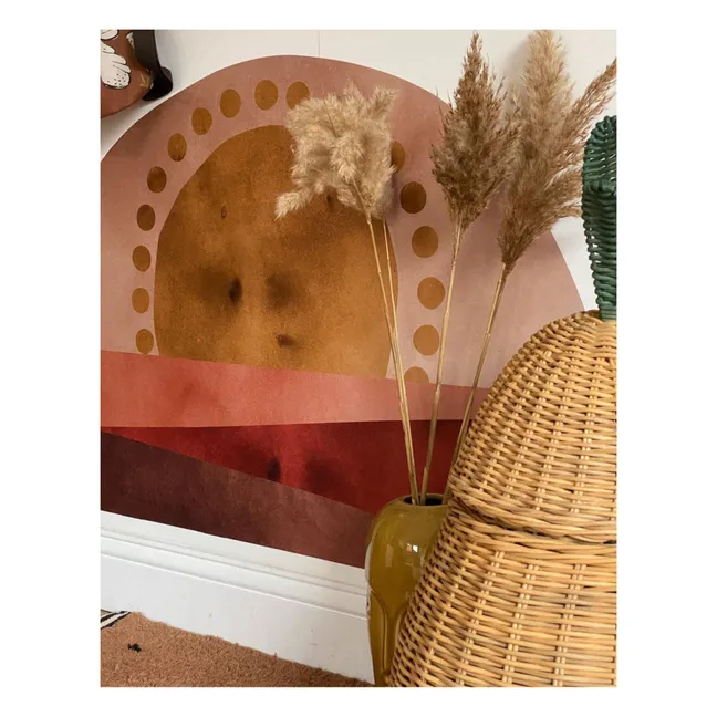 Decorative Sunset Sticker