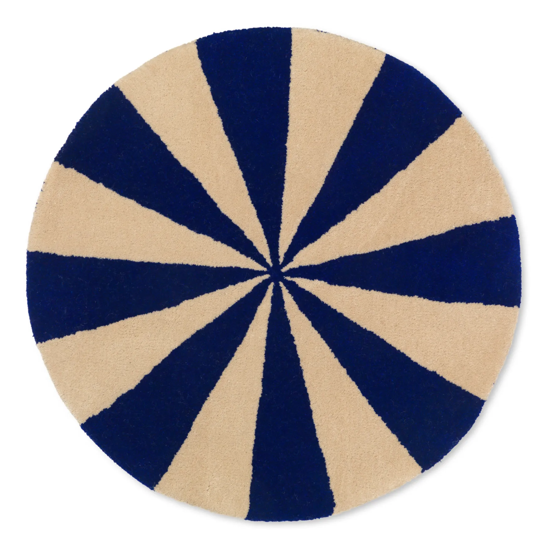 Alfombra artesanal Arch | Azul- Imagen del producto n°0