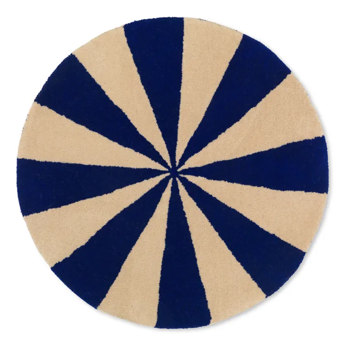 Arch Tufted Rug | Blue- Product image n°0
