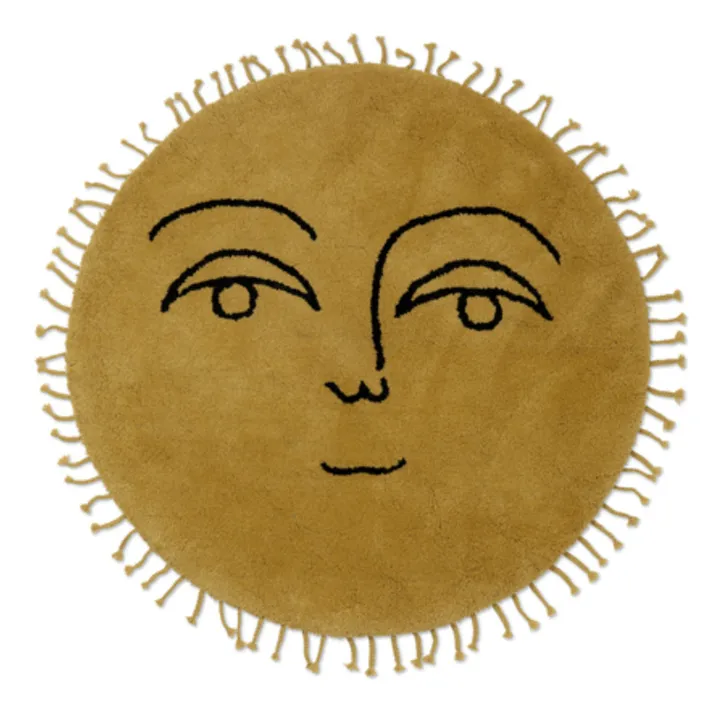 Tapis tufté Soleil | Jaune- Image produit n°2