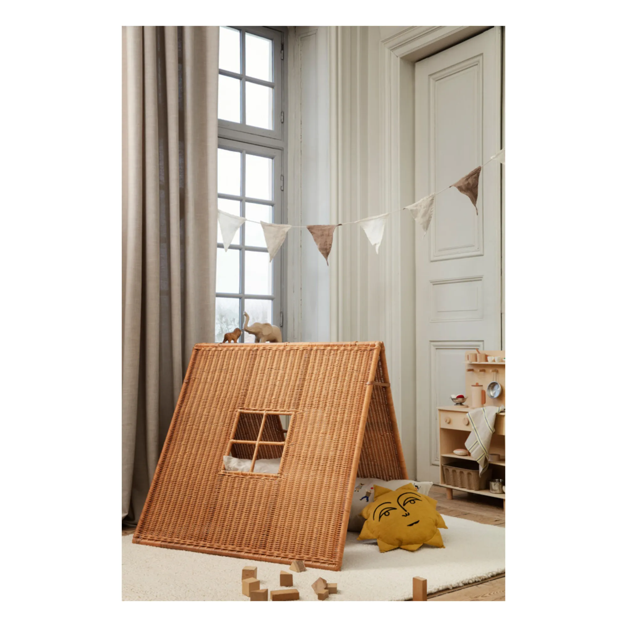 Tente en rotin tressé- Image produit n°1