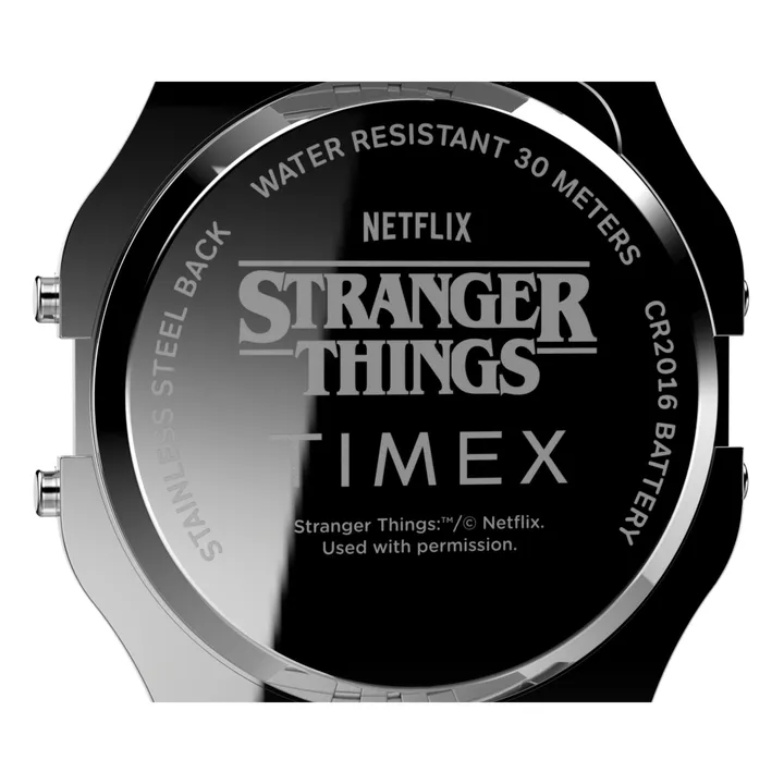 Collaboration Timex x Stranger Things - Montre T80 | Gris argent- Image produit n°5