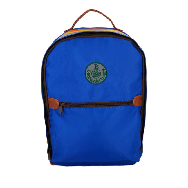 Retro School Bag | Blue
