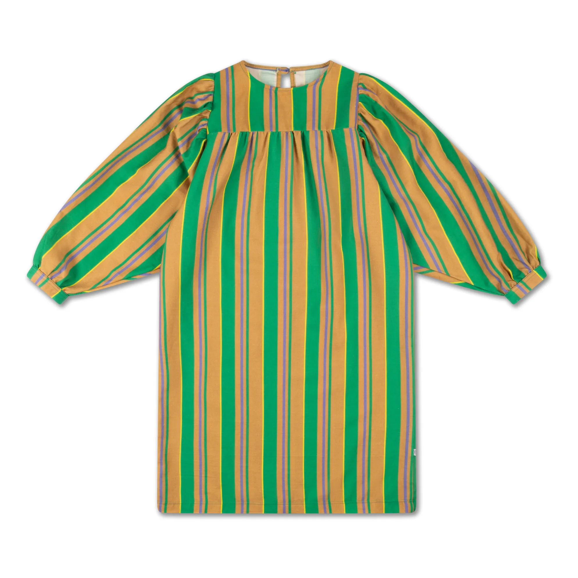 Repose Ams Green Striped Dress