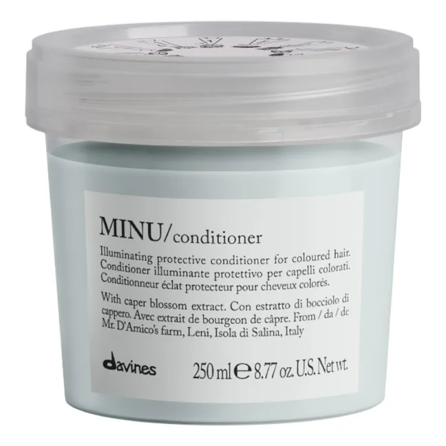 Après-shampoing protection et éclat cheveux colorés Minu - 250 ml