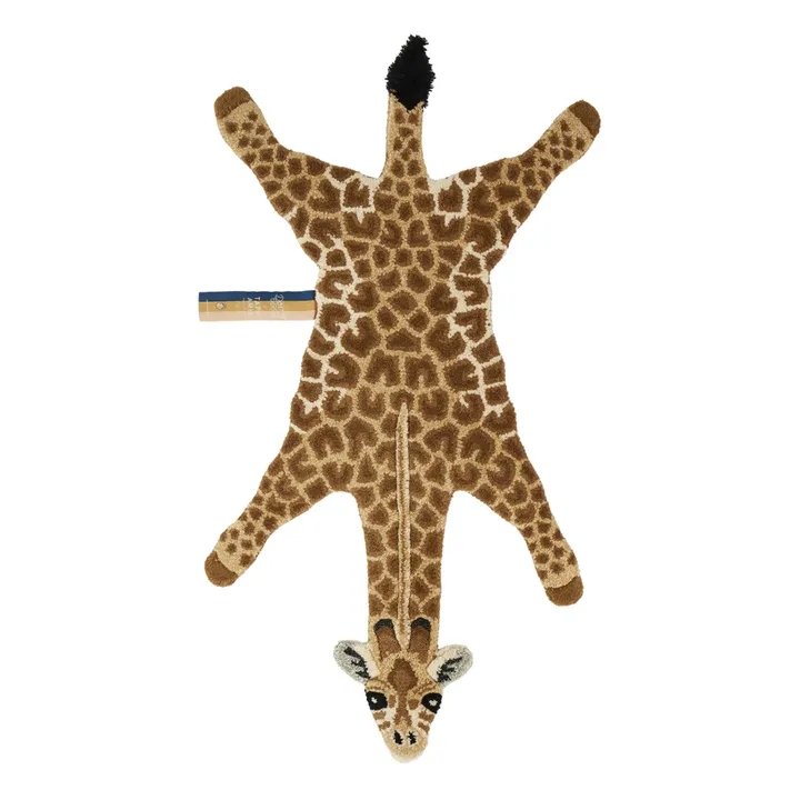 Tapis Girafe en laine | Brun- Image produit n°0