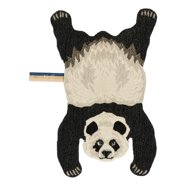 Tapis Panda en laine | Ecru