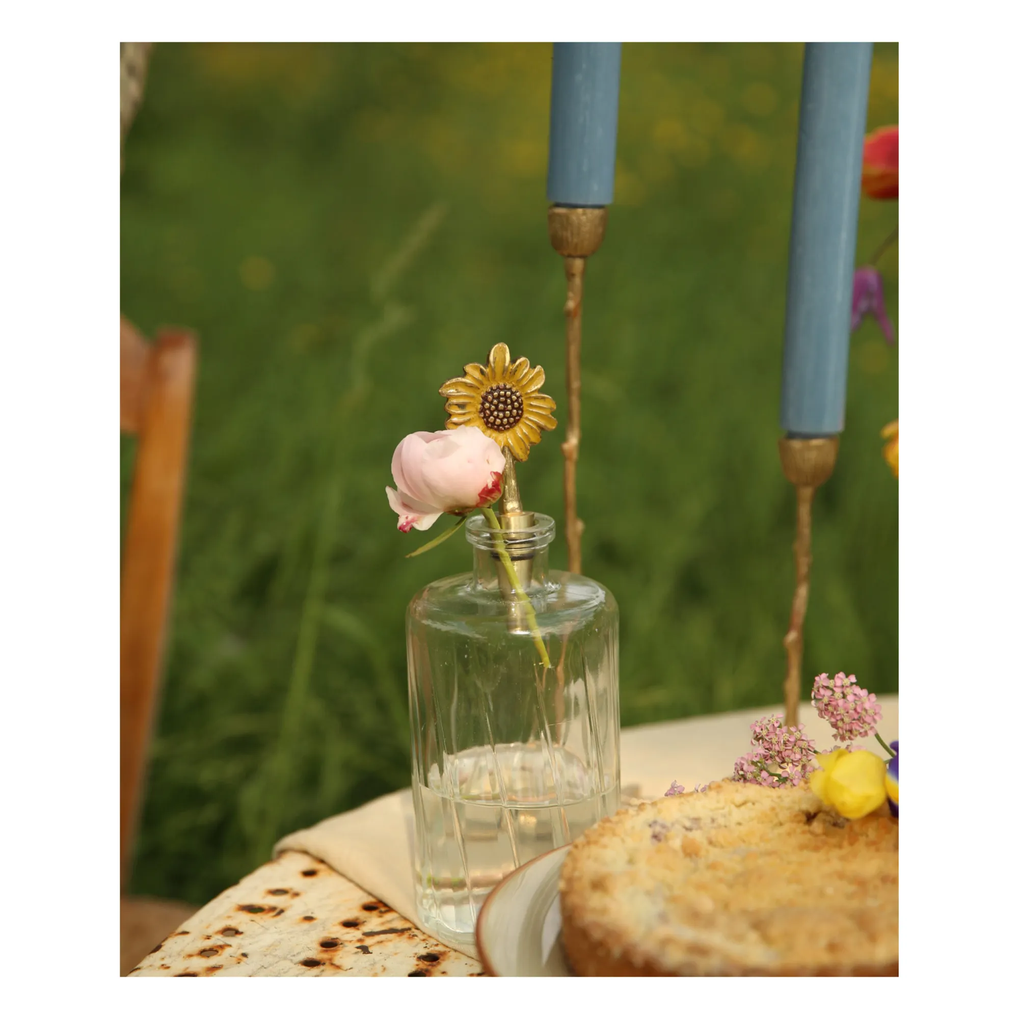 Bougeoir Misty | Mordoré- Image produit n°1