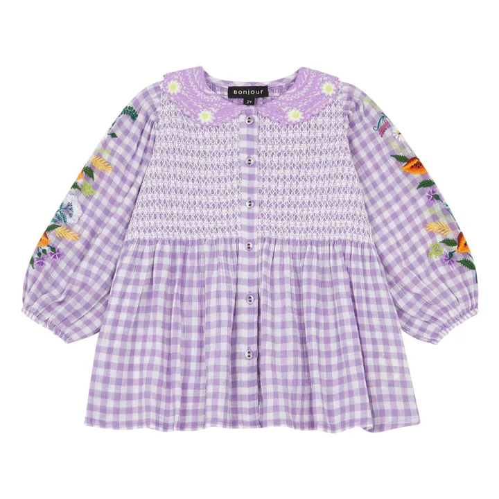 Embroidered Blouse | Mauve- Product image n°0