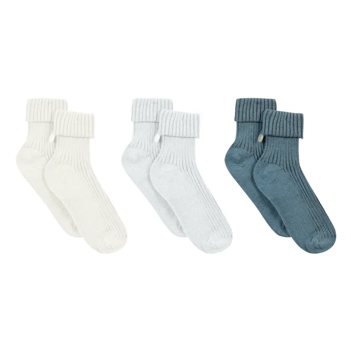 Set 3 paia di calzini | Azzurro- Immagine del prodotto n°0