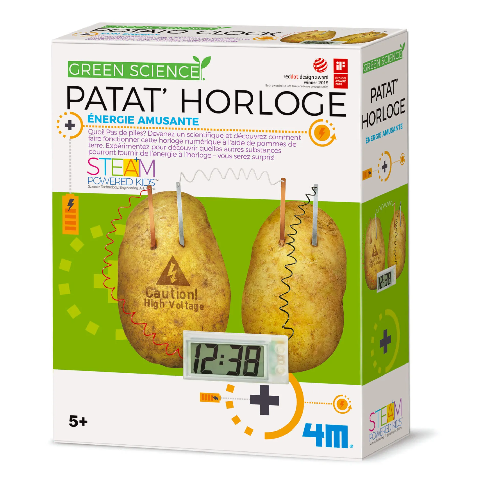 4M Multicoloured Potato Clock
