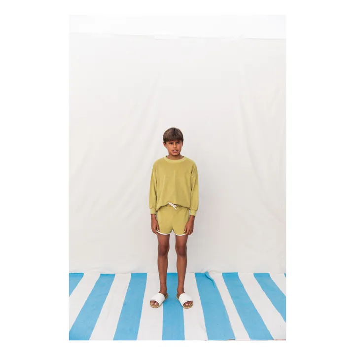 Shorts aus Bio-Baumwolle | Grün- Produktbild Nr. 1