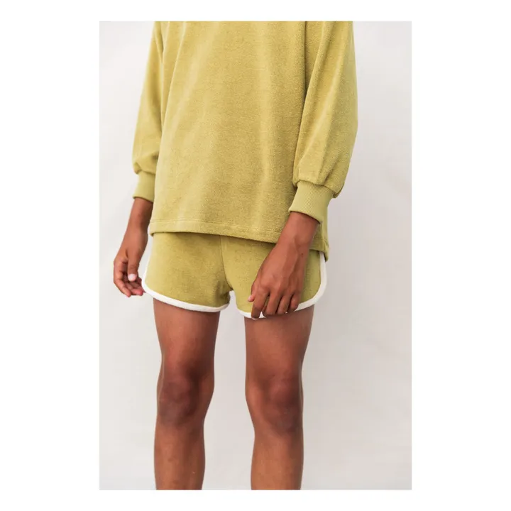 Shorts aus Bio-Baumwolle | Grün- Produktbild Nr. 2