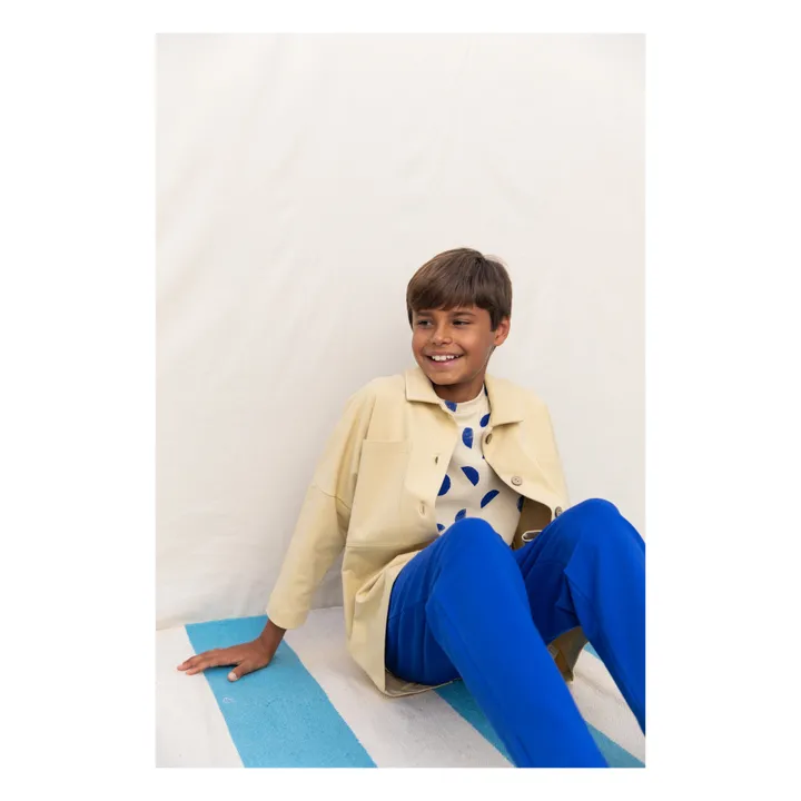 Yves Pantaloni chino in cotone biologico | Blu marino- Immagine del prodotto n°2
