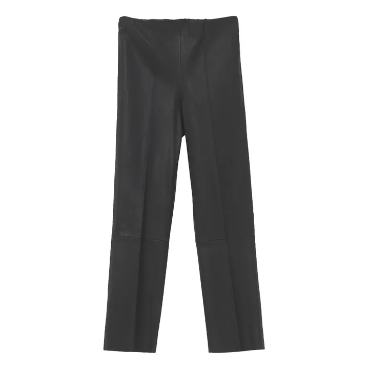 Pantalones de cuero Florentina | Negro- Imagen del producto n°0