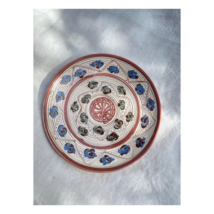 Piatto in ceramica, motivo: fiorellini- Immagine del prodotto n°3