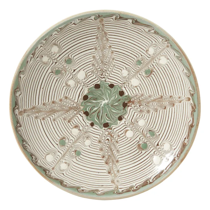 Keramikteller Winterblumen | Grün- Produktbild Nr. 0