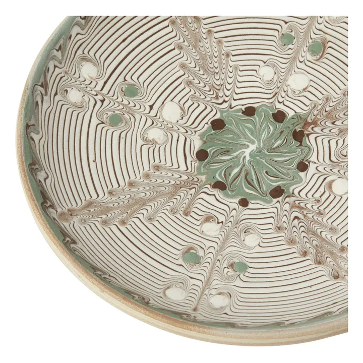 Keramikteller Winterblumen | Grün- Produktbild Nr. 4