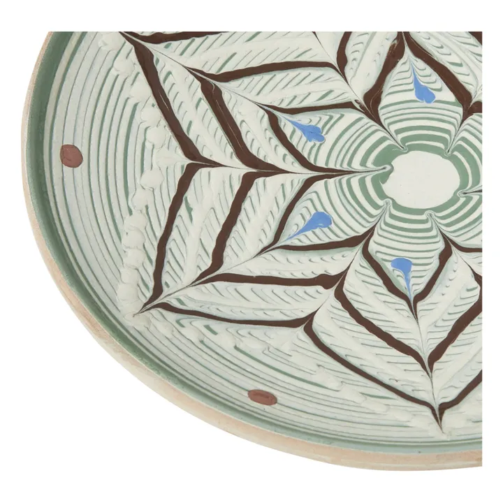 Assiette en céramique fleurs | Terracotta- Image produit n°8