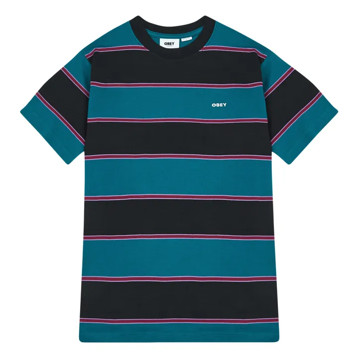 T-shirt Wormly Stripe | Nero- Immagine del prodotto n°0