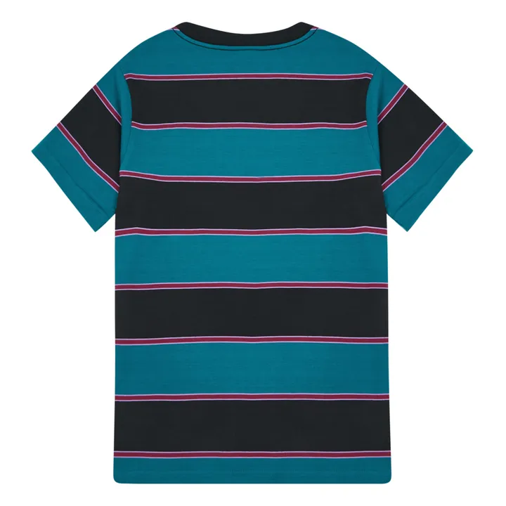 T-shirt Wormly Stripe | Nero- Immagine del prodotto n°2