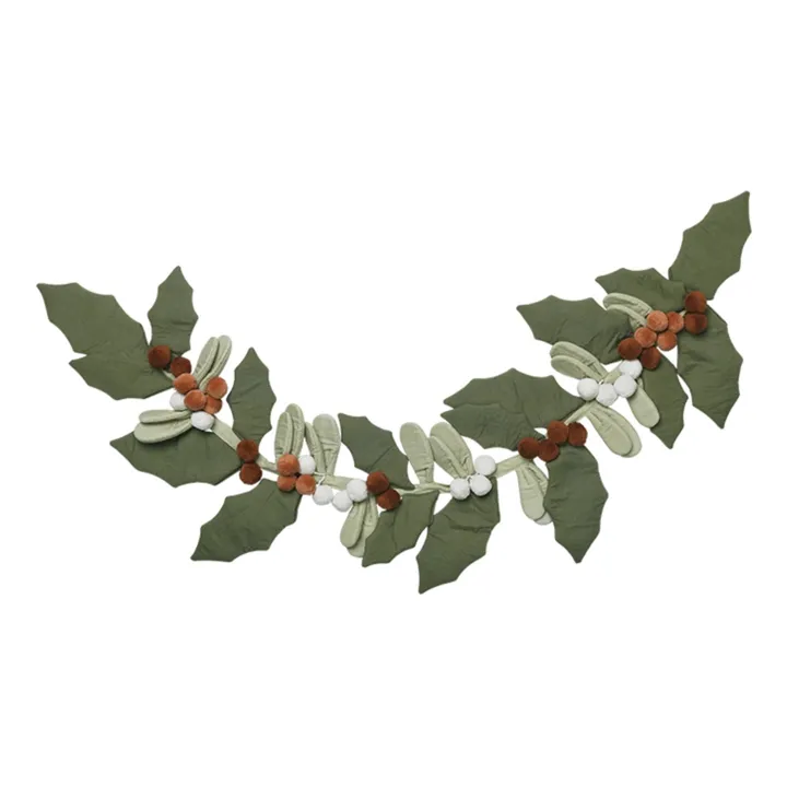 Guirlande de Noël en tissu en coton bio