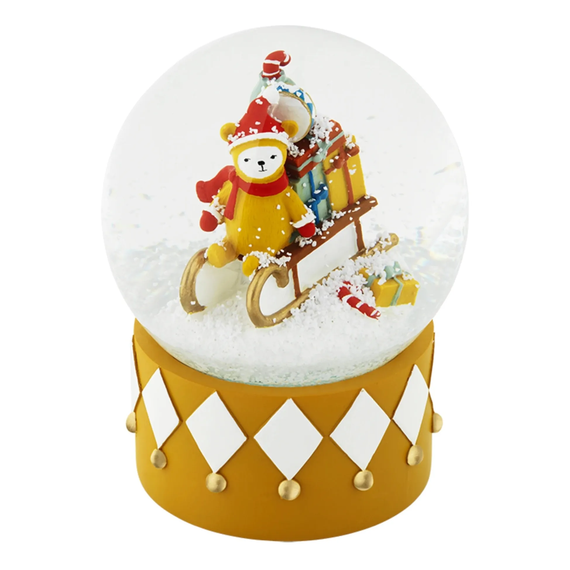 Fabelab Multicoloured Sleigh Ride Snow Globe