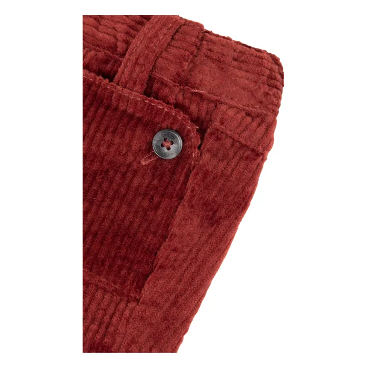Pantalones de pana con bolsillos | Rojo ladrillo- Imagen del producto n°2
