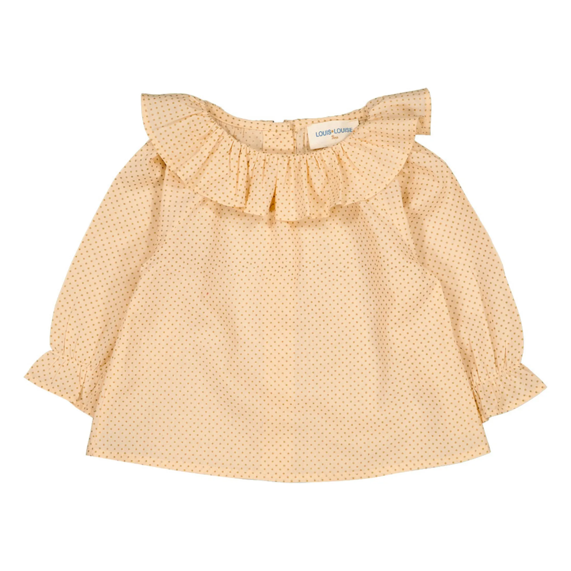 Louis Louise Ecru Lilie Polka Dot Blouse