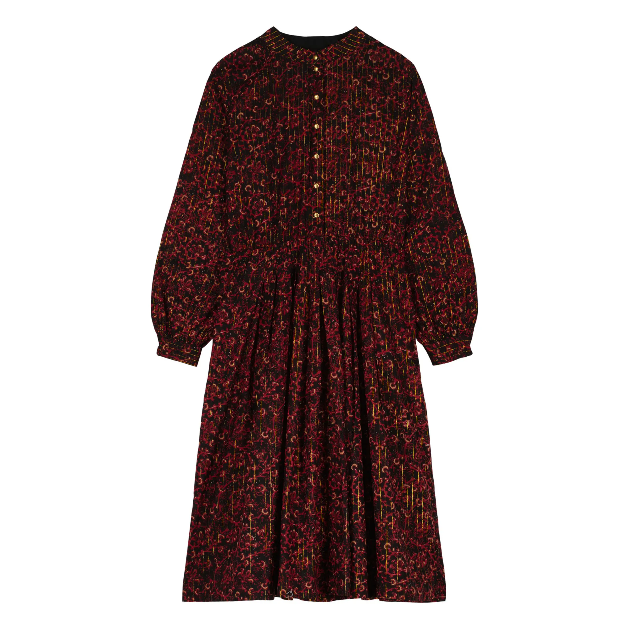 Louis Louise Women's Black Katharinette Floral Lurex Dress - ’S Collection