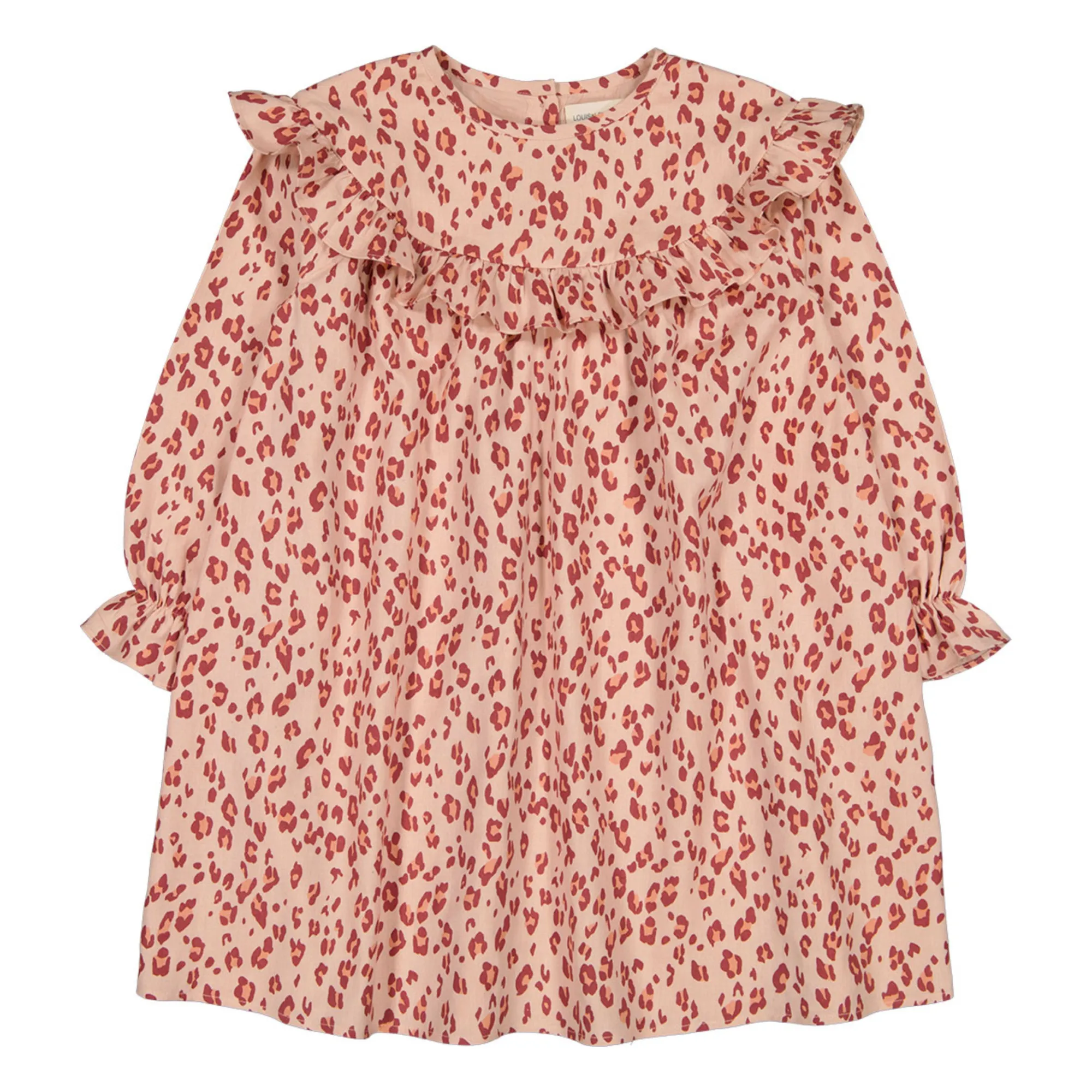 Louis Louise Pale Pink Pascalina Leopard Dress