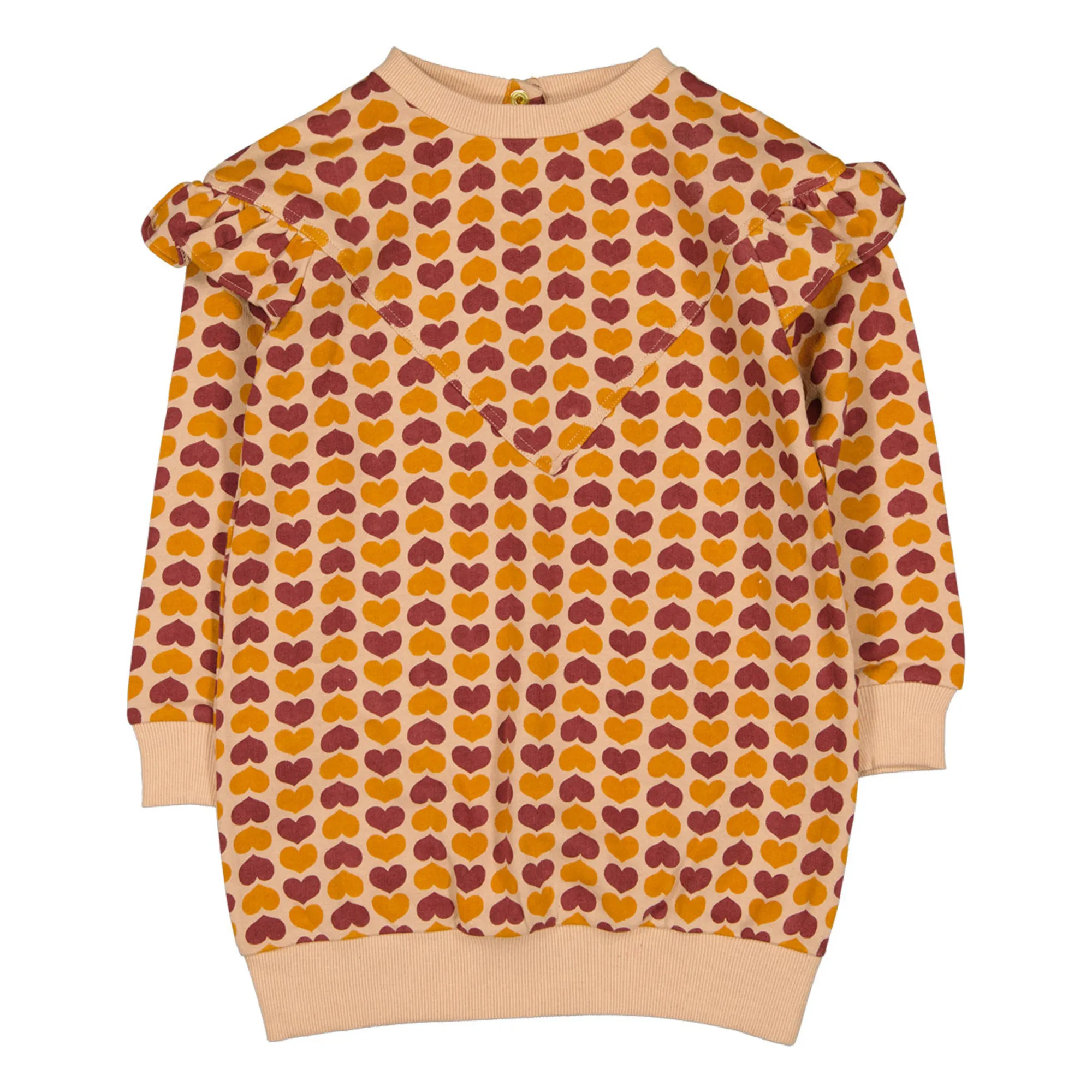 Louis Louise Pink Futurette Heart Fleece Dress