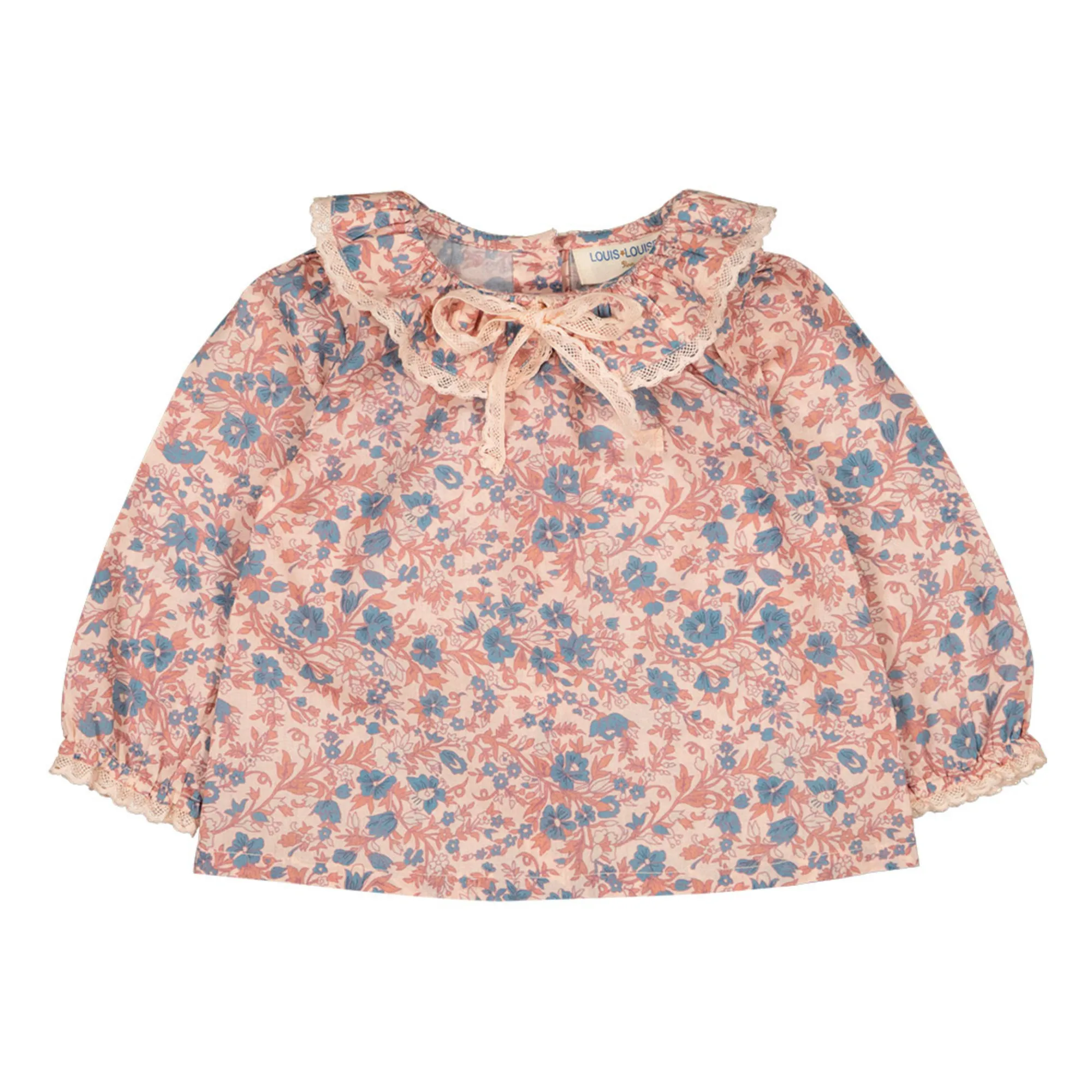 Louis Louise Pink Alicia Floral Blouse
