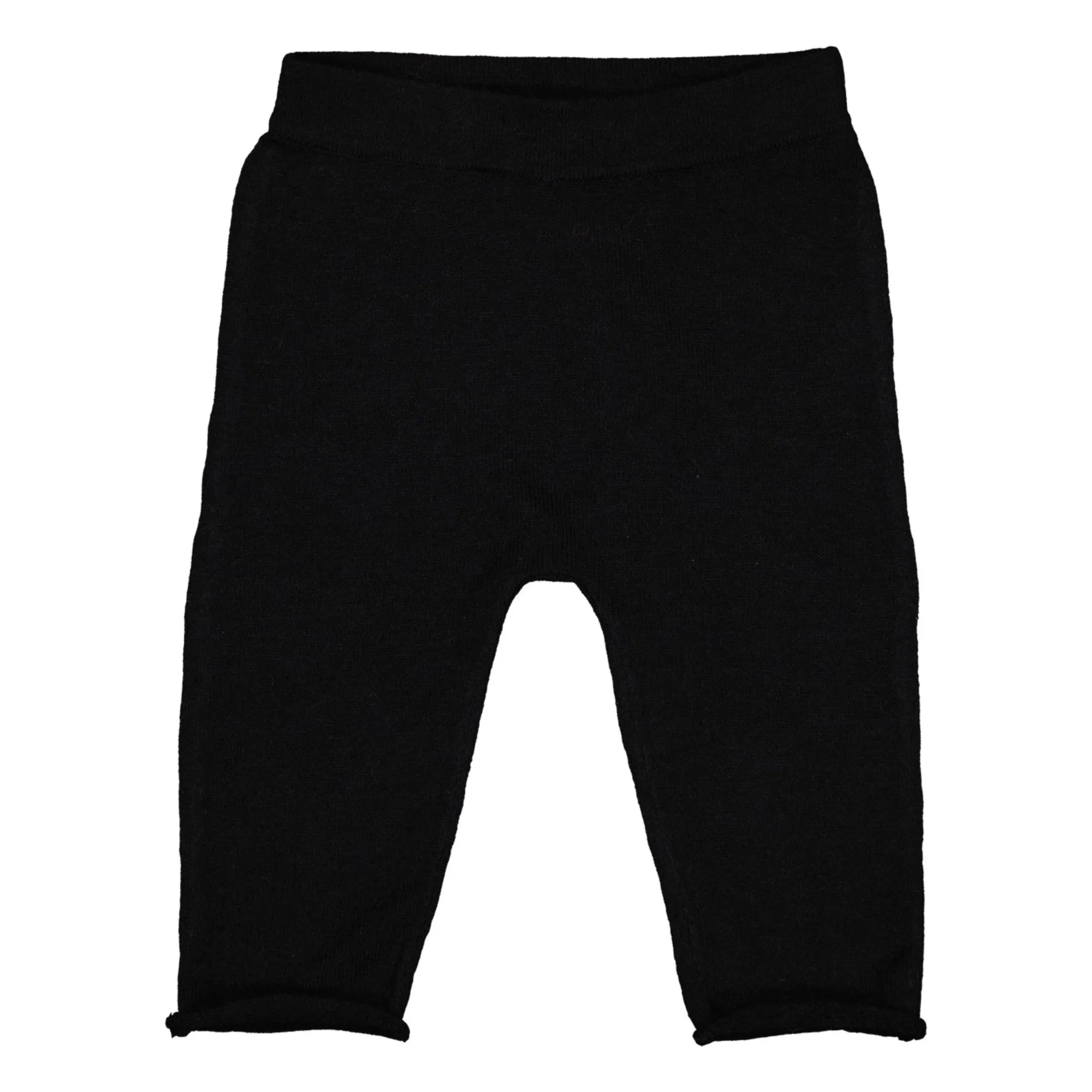 Louis Louise Black Souris Cotton And Wool Leggings