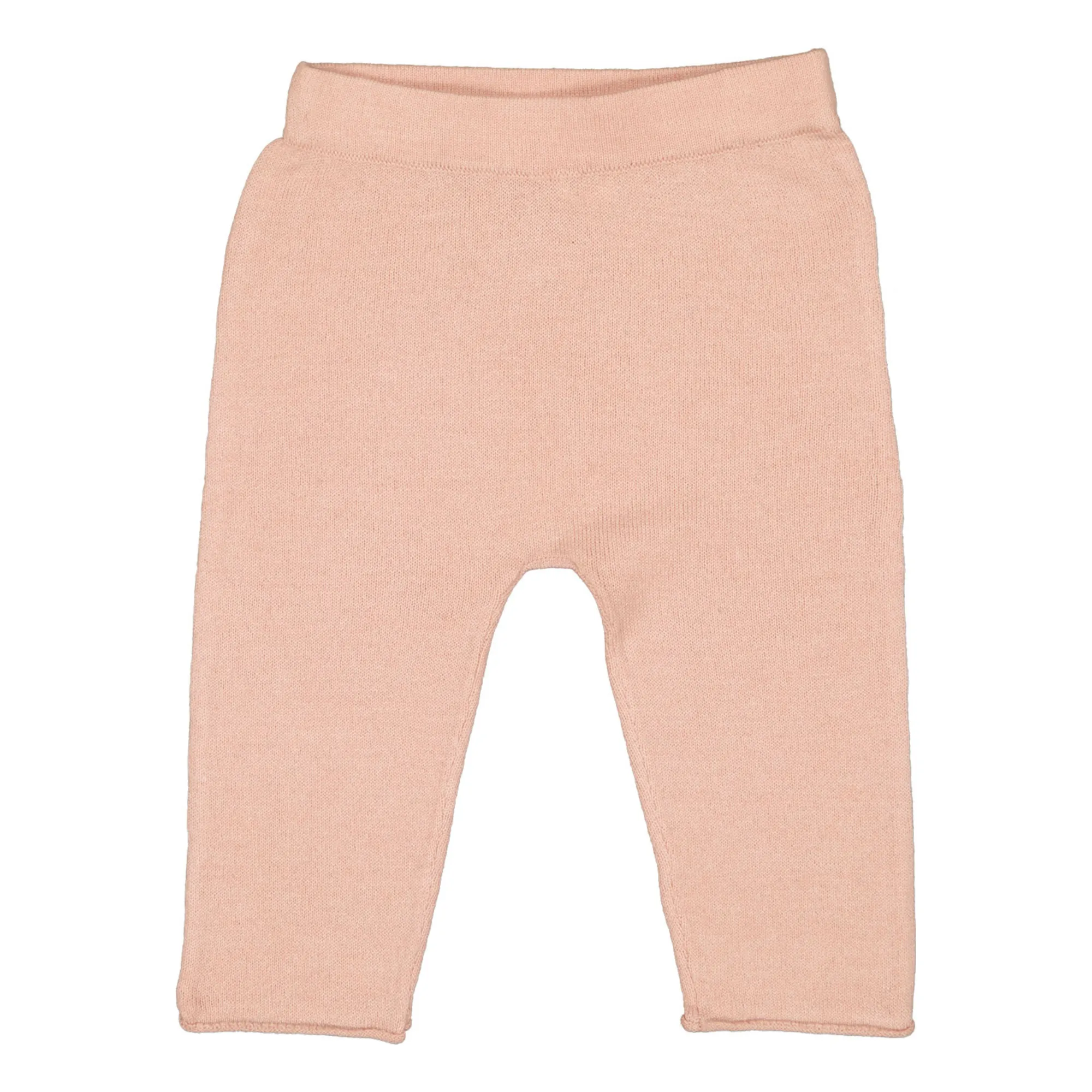 Louis Louise Pale Pink Souris Cotton And Wool Leggings